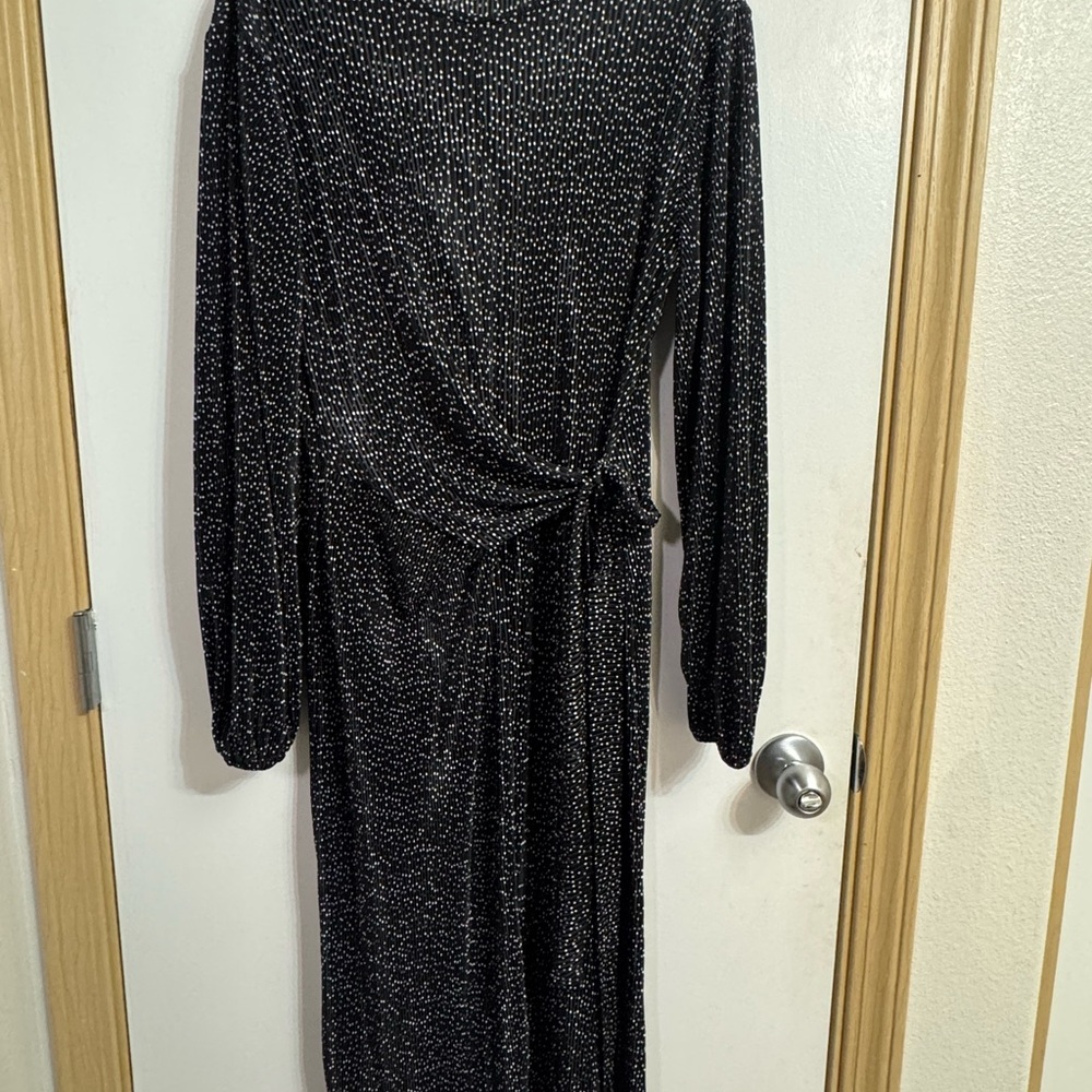 Zara Long Sleeve Polkadot Dress